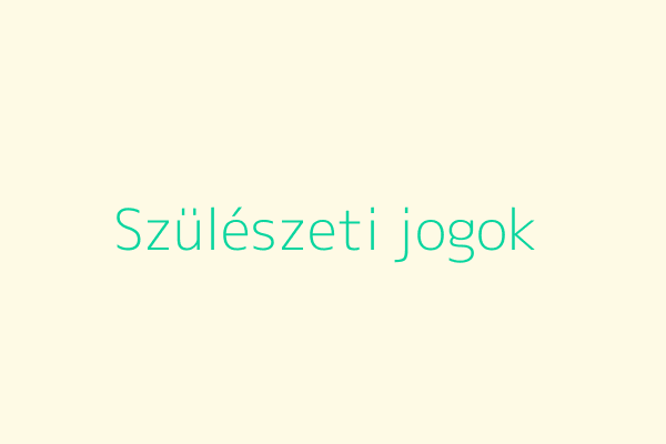 Szülészeti jogok